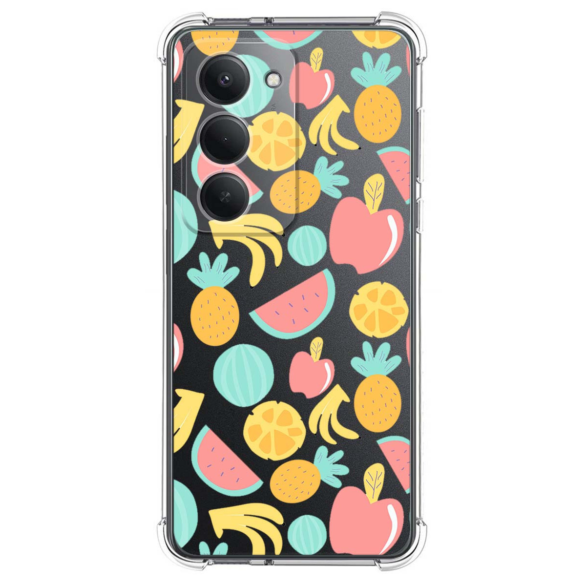 Funda Silicona Antigolpes para Xiaomi Redmi 15 4G / 5G diseño Frutas 02 Dibujos