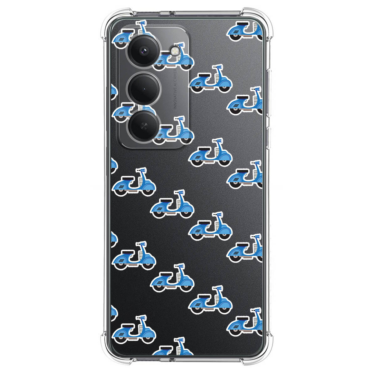 Funda Silicona Antigolpes para Xiaomi Redmi 15 4G / 5G diseño Scooter Dibujos