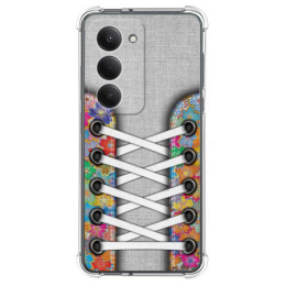 Funda Silicona Antigolpes para Xiaomi Redmi 15 4G / 5G diseño Zapatillas 04 Dibujos