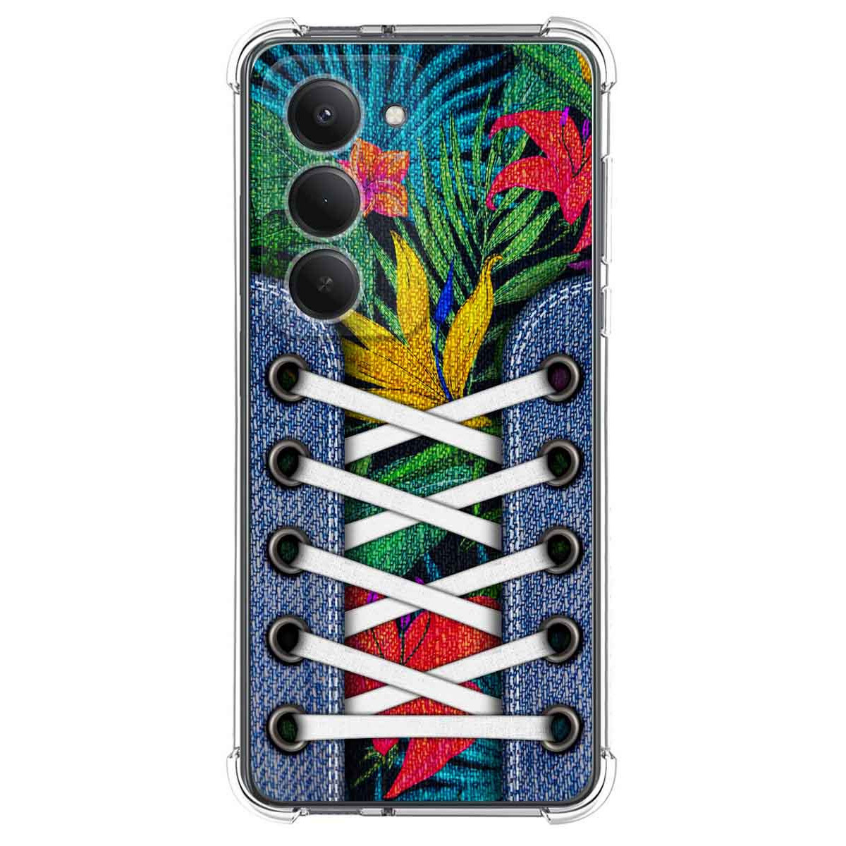 Funda Silicona Antigolpes para Xiaomi Redmi 15 4G / 5G diseño Zapatillas 12 Dibujos