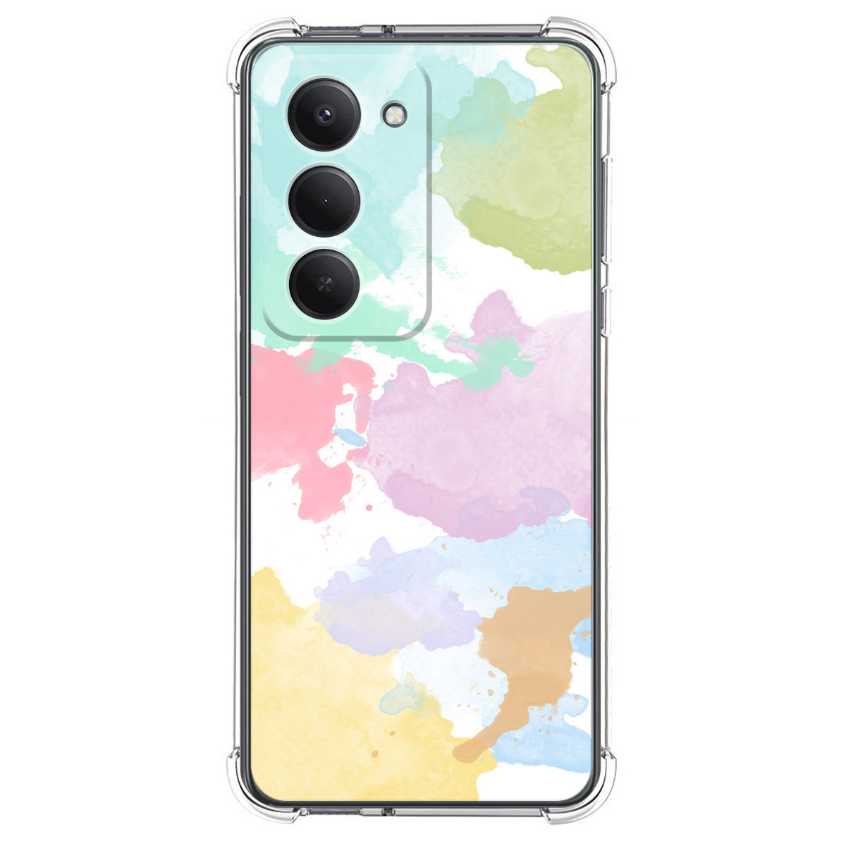 Funda Silicona Antigolpes para Xiaomi Redmi 15 4G / 5G diseño Acuarela 11 Dibujos