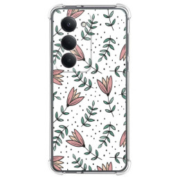 Funda Silicona Antigolpes para Xiaomi Redmi 15 4G / 5G diseño Flores 01 Dibujos