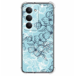 Funda Silicona Antigolpes para Xiaomi Redmi 15 4G / 5G diseño Flores 03 Dibujos