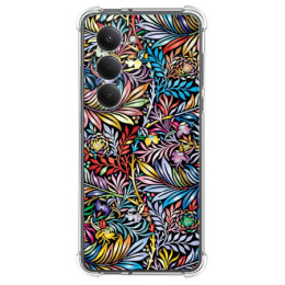 Funda Silicona Antigolpes para Xiaomi Redmi 15 4G / 5G diseño Flores 04 Dibujos