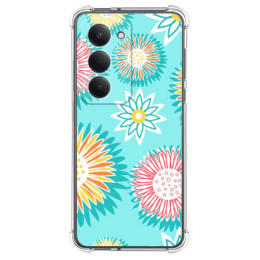 Funda Silicona Antigolpes para Xiaomi Redmi 15 4G / 5G diseño Flores 05 Dibujos