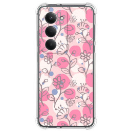 Funda Silicona Antigolpes para Xiaomi Redmi 15 4G / 5G diseño Flores 07 Dibujos