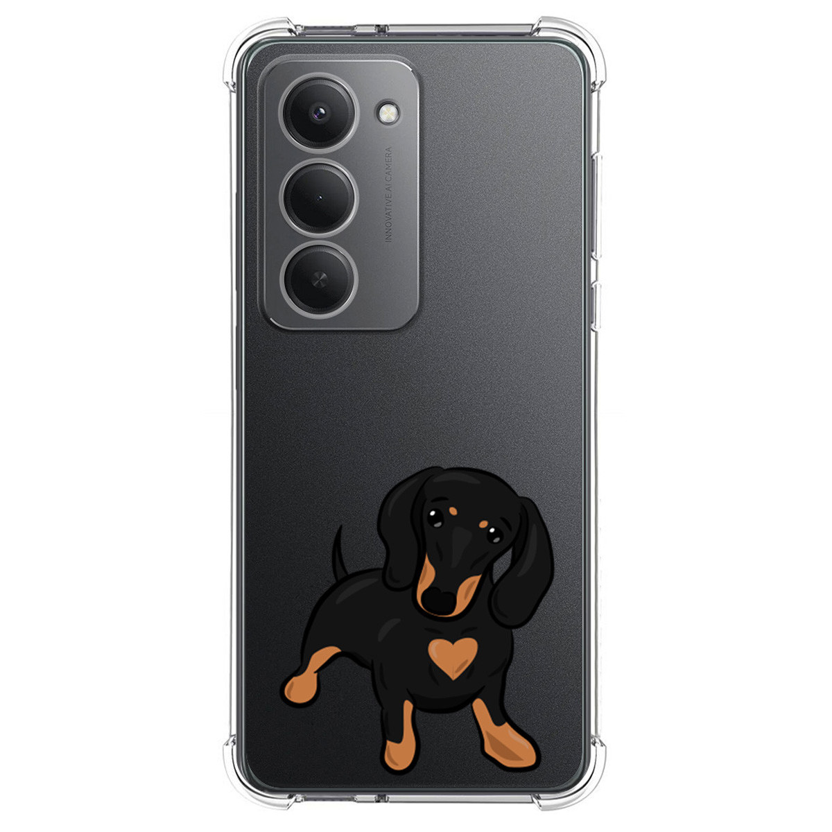Funda Silicona Antigolpes para Xiaomi Redmi 15 4G / 5G diseño Perros 04 Dibujos