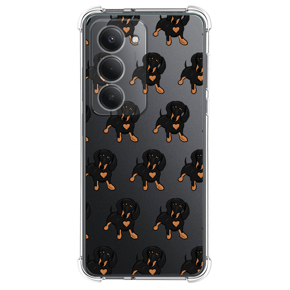 Funda Silicona Antigolpes para Xiaomi Redmi 15 4G / 5G diseño Perros 10 Dibujos