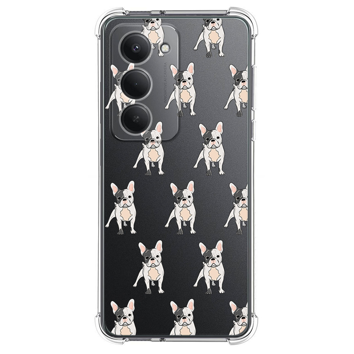 Funda Silicona Antigolpes para Xiaomi Redmi 15 4G / 5G diseño Perros 12 Dibujos