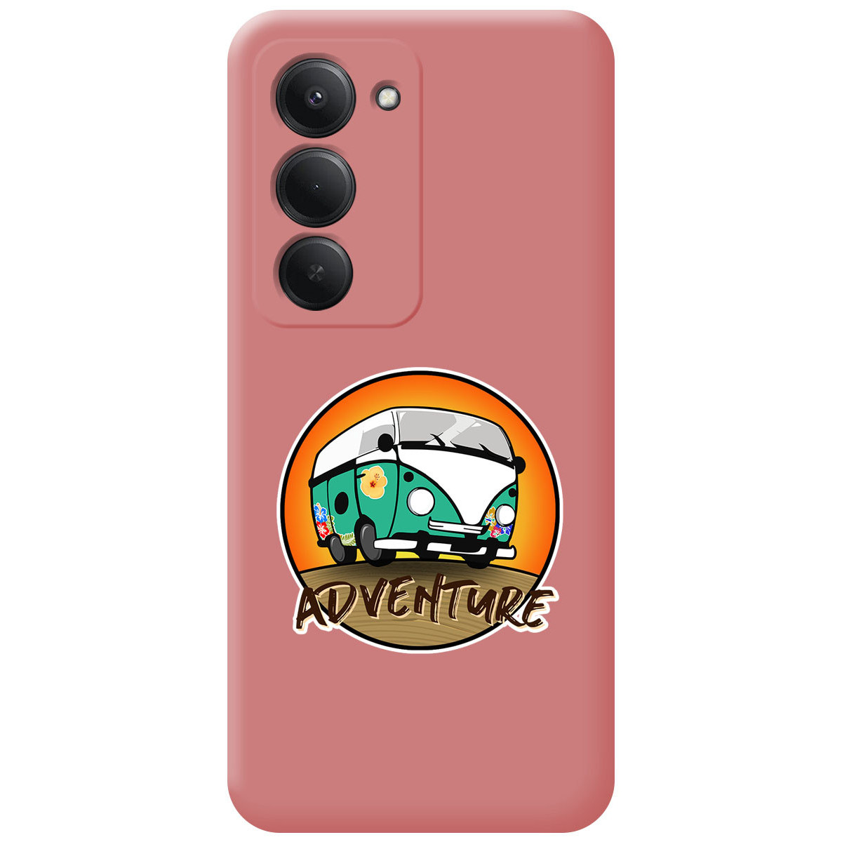 Funda Silicona Líquida Rosa para Xiaomi Redmi 15 4G / 5G diseño Adventure Dibujos