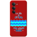 Funda Silicona Líquida Roja para Xiaomi Redmi 15 4G / 5G diseño Agua Dibujos
