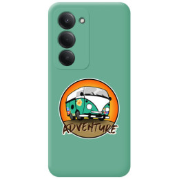 Funda Silicona Líquida Verde para Xiaomi Redmi 15 4G / 5G diseño Adventure Dibujos