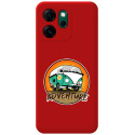 Funda Silicona Líquida Roja para Oppo Reno 14 FS / 14FS 5G diseño Adventure Dibujos