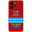 Funda Silicona Líquida Roja para Oppo Reno 14 FS / 14FS 5G diseño Agua Dibujos
