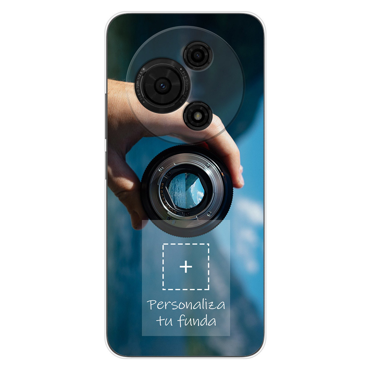 Personaliza tu Funda Silicona Gel Tpu Transparente con tu Fotografia para TCL 605 Dibujo Personalizada