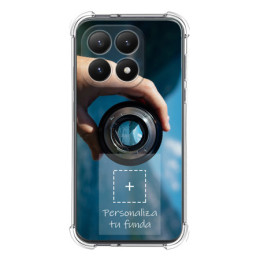 Personaliza tu Funda Silicona AntiGolpes Transparente con tu Fotografía para Xiaomi 15T 5G Dibujo Personalizada