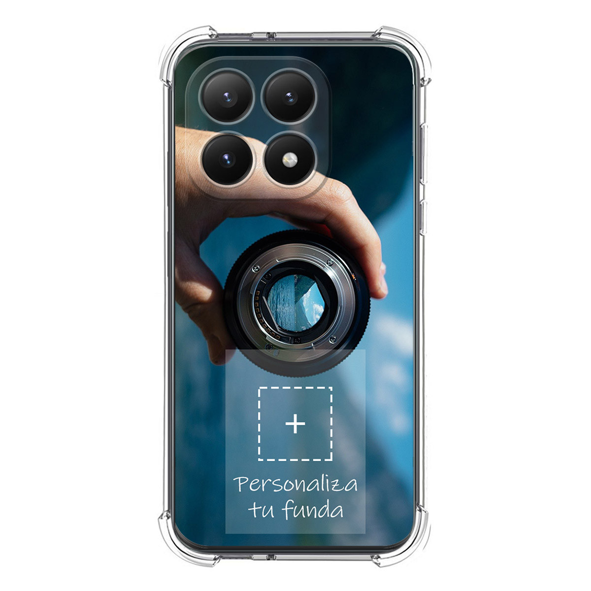 Personaliza tu Funda Silicona AntiGolpes Transparente con tu Fotografía para Xiaomi 15T 5G Dibujo Personalizada