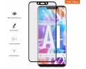 Protector Cristal Templado Completo Full Glue Negro para Huawei Mate 20 Lite Vidrio
