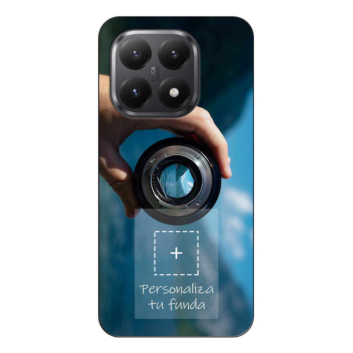 Personaliza tu Funda Silicona Gel Tpu Negra con tu Fotografia para Xiaomi 15T 5G Dibujo Personalizada