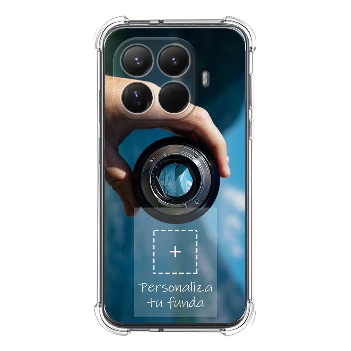 Personaliza tu Funda Silicona AntiGolpes Transparente con tu Fotografía para Xiaomi 15T Pro 5G Dibujo Personalizada