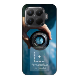 Personaliza tu Funda Silicona Gel Tpu Negra con tu Fotografia para Xiaomi 15T Pro 5G Dibujo Personalizada