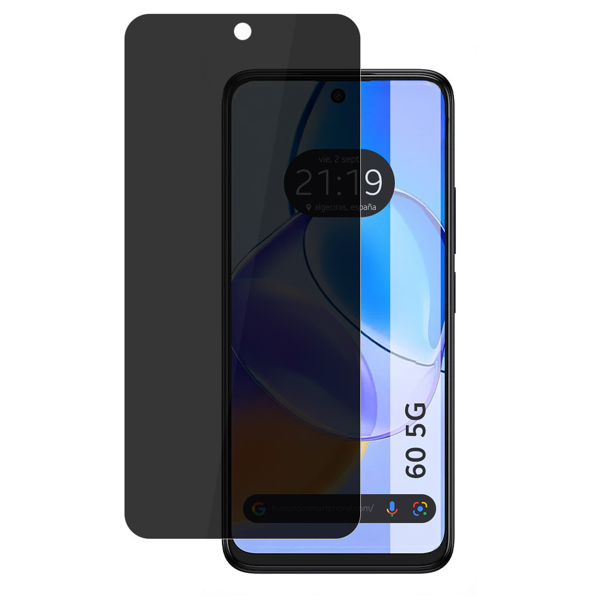 Protector Pantalla Hidrogel Privacidad Antiespías para TCL 60 5G