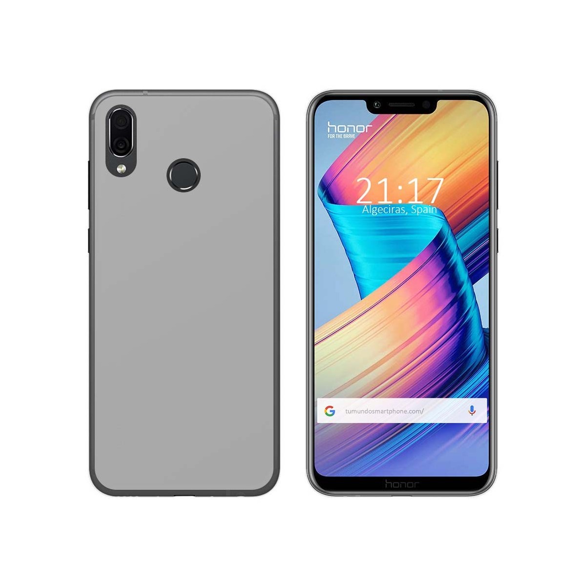 Funda Gel Tpu para Huawei Honor Play Color Transparente