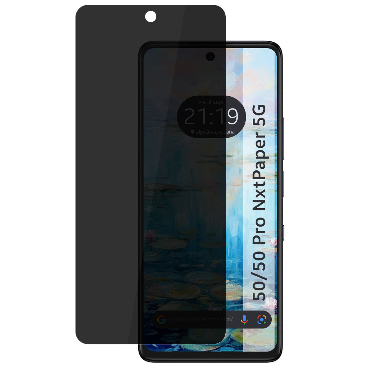 Protector Pantalla Hidrogel Privacidad Antiespías para TCL 50 / 50 Pro NXTPAPER 5G