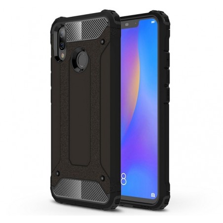 Funda Tipo Hybrid Tough Armor (Pc+Tpu) Negra para Huawei P Smart Plus
