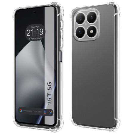 Funda Silicona Antigolpes Transparente para Xiaomi 15T 5G
