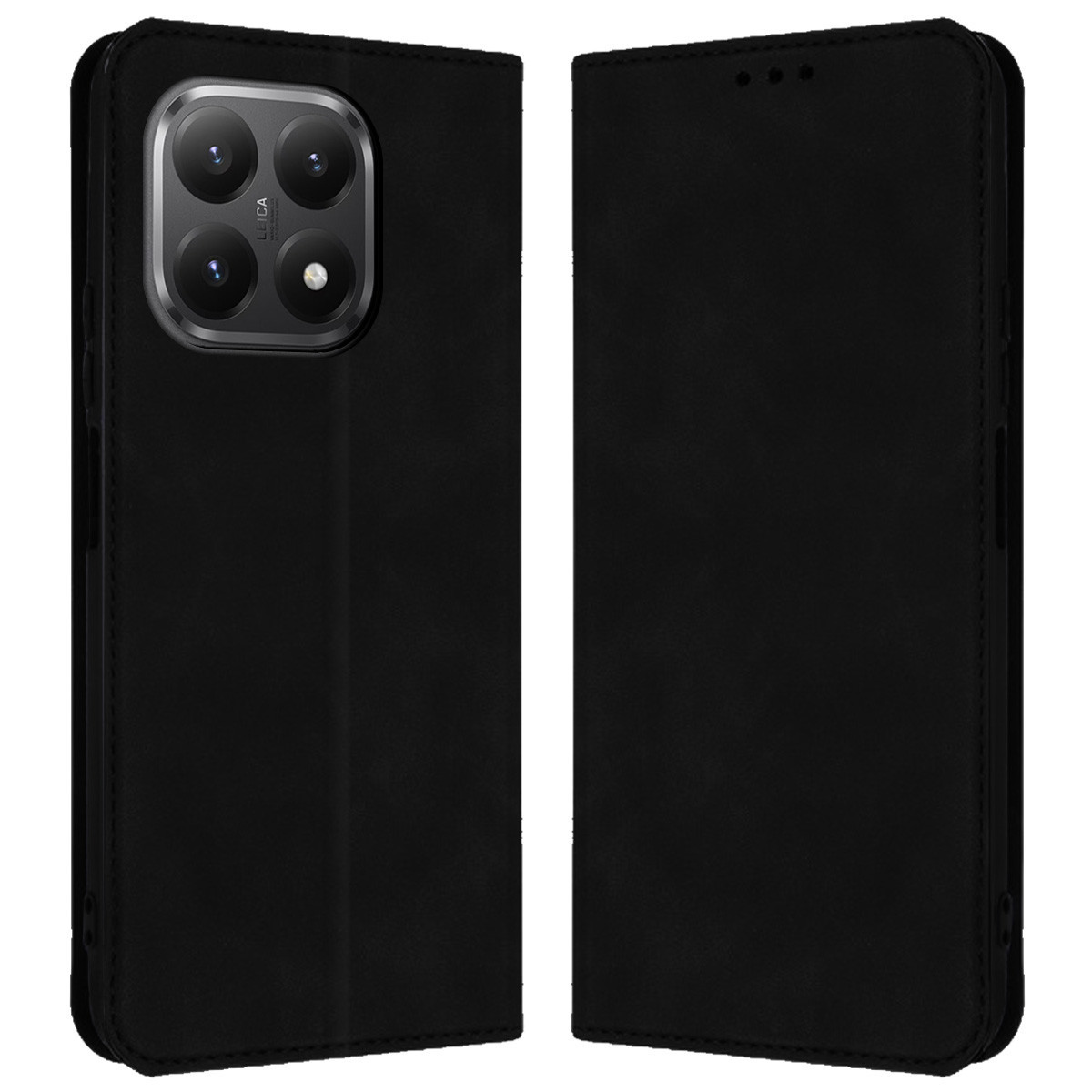 Funda Libro de Polipiel con tarjetero para Xiaomi 15T 5G color Negra