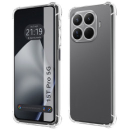 Funda Silicona Antigolpes Transparente para Xiaomi 15T Pro 5G