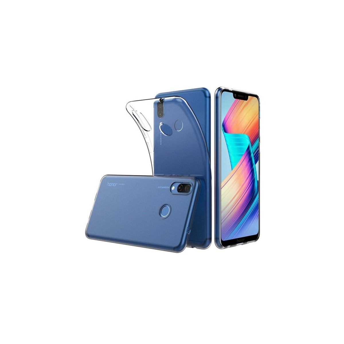 Funda Gel Tpu Fina Ultra-Thin 0,5mm Transparente para Huawei Honor Play