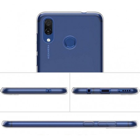 Funda Gel Tpu Fina Ultra-Thin 0,5mm Transparente para Huawei Honor Play