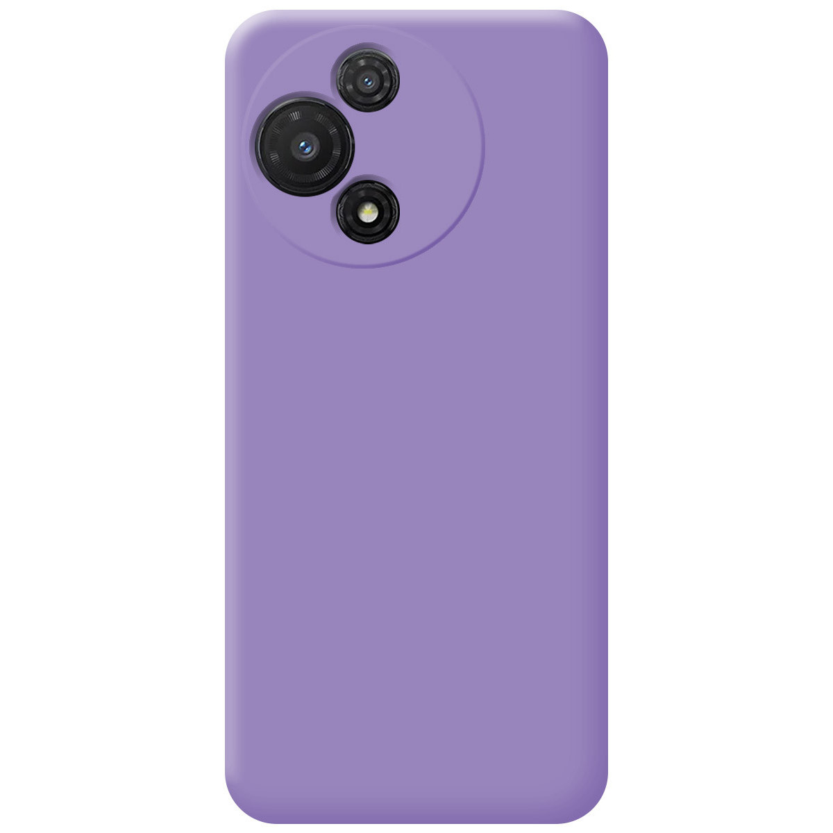 Funda Silicona Líquida Ultra Suave para TCL 60 5G color Morada