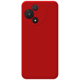 Funda Silicona Líquida Ultra Suave para TCL 60 5G color Roja 2