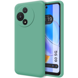 Funda Silicona Líquida Ultra Suave para TCL 60 5G color Verde