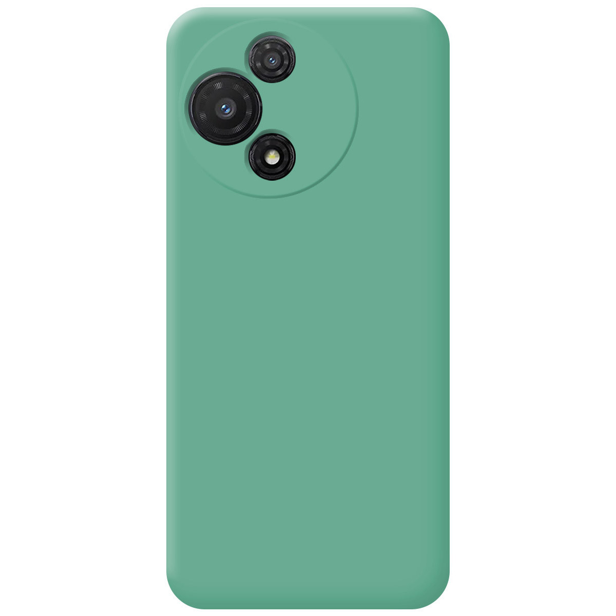 Funda Silicona Líquida Ultra Suave para TCL 60 5G color Verde