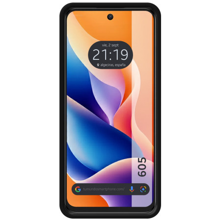 Funda Silicona Líquida Ultra Suave para TCL 605 color Negra