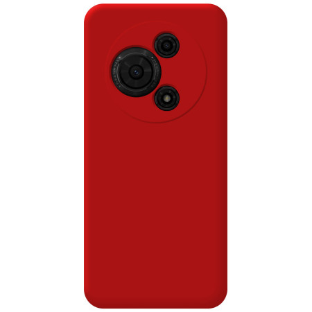 Funda Silicona Líquida Ultra Suave para TCL 605 color Roja