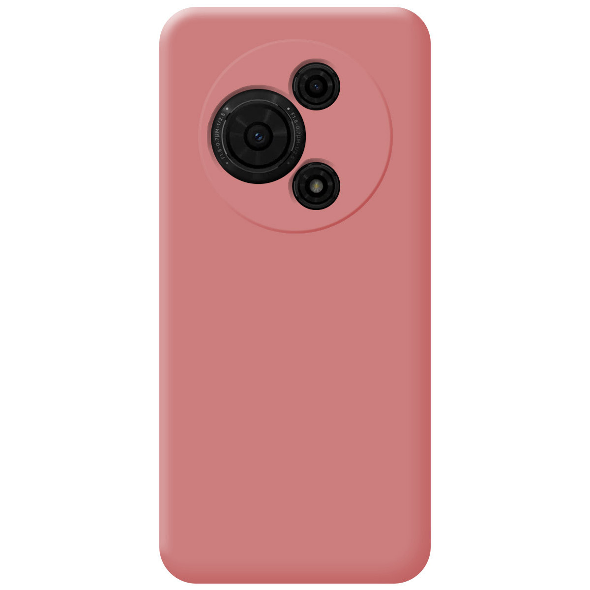 Funda Silicona Líquida Ultra Suave para TCL 605 color Rosa