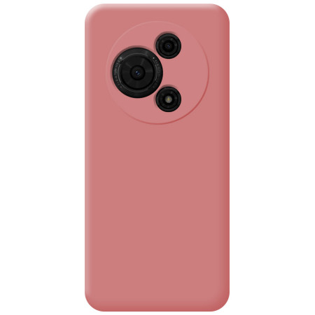 Funda Silicona Líquida Ultra Suave para TCL 605 color Rosa