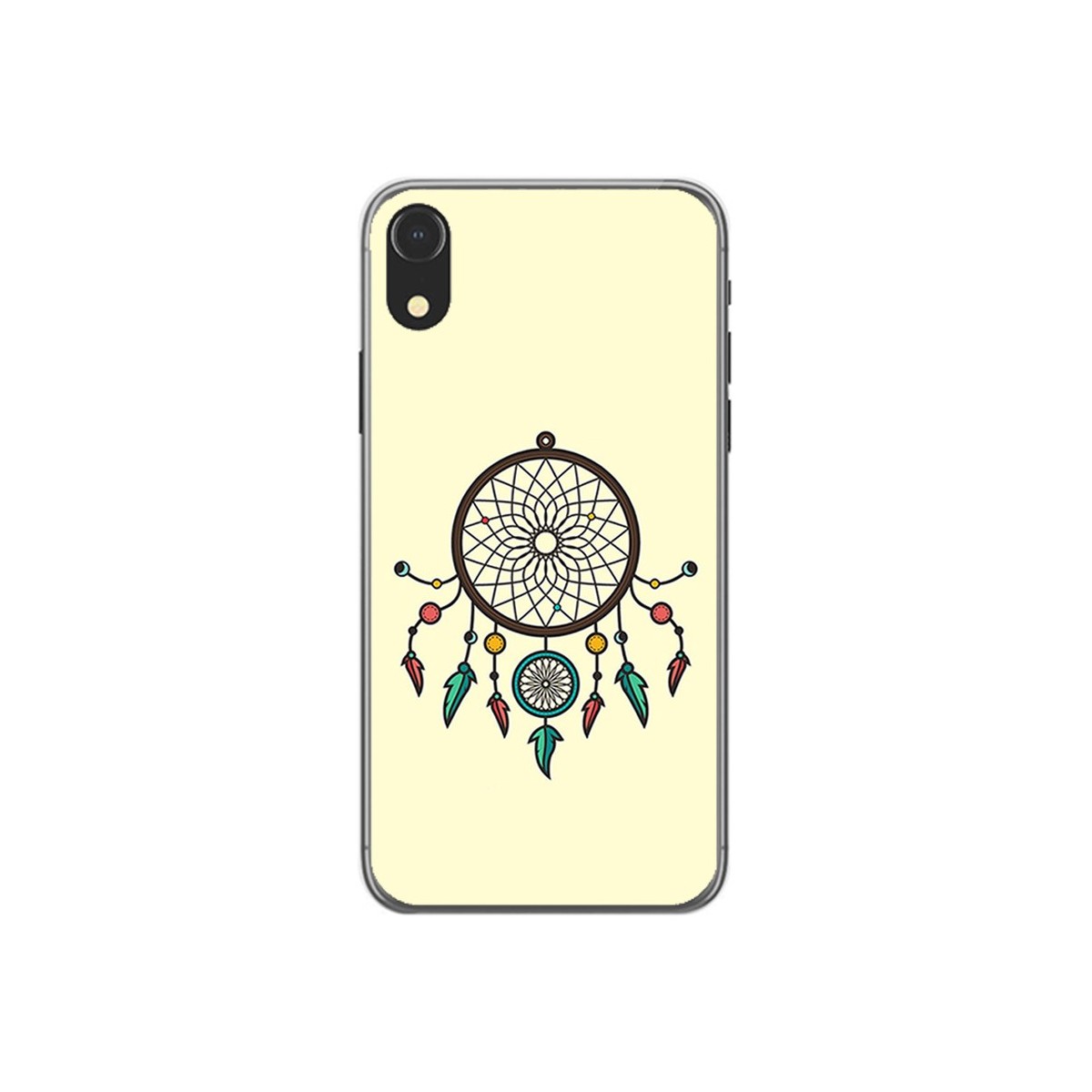 Funda Gel Tpu para Iphone XR Diseño Atrapasueños Dibujos