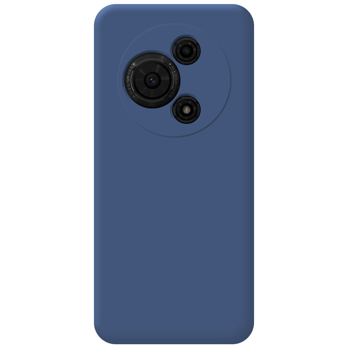 Funda Silicona Líquida Ultra Suave para TCL 60 SE color Azul