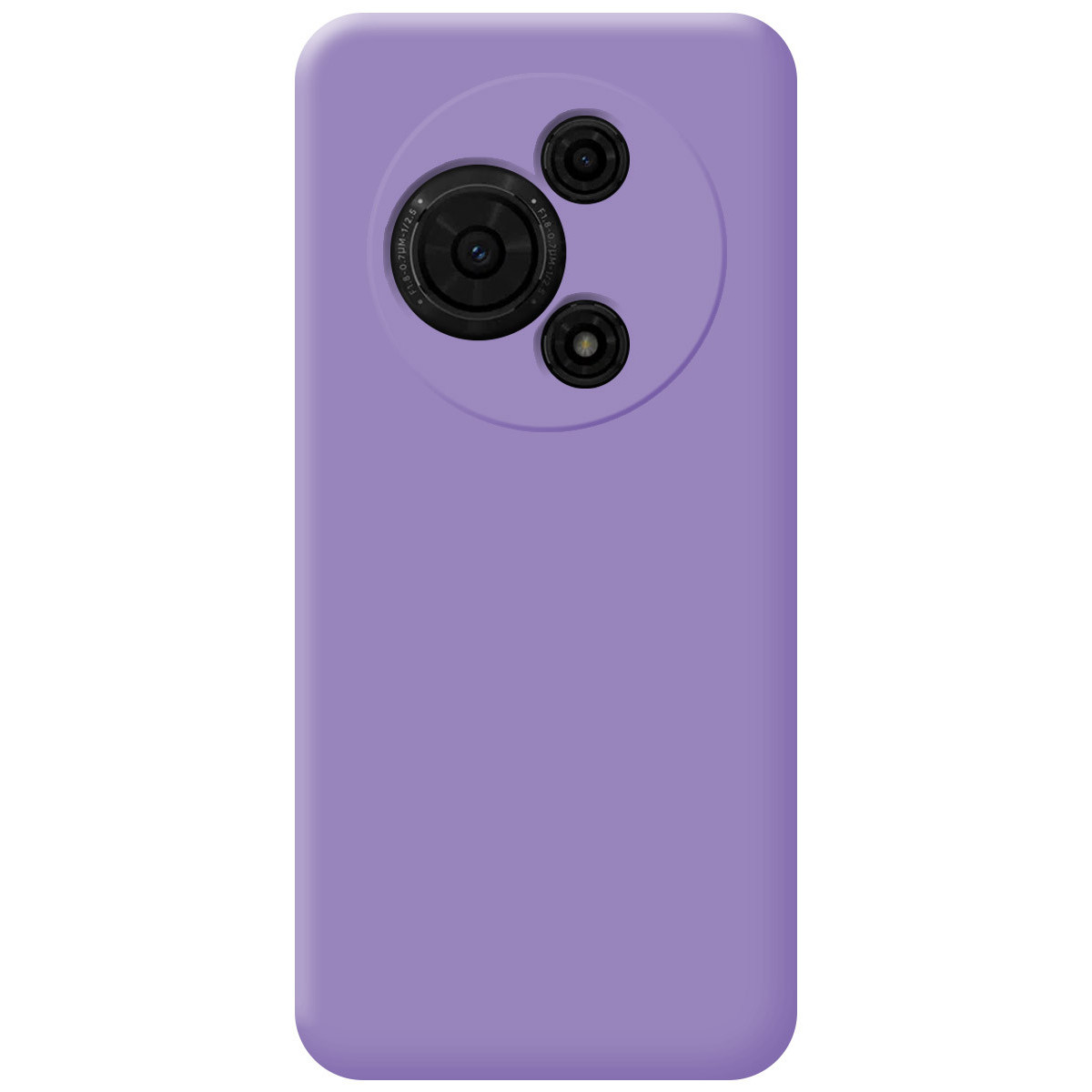 Funda Silicona Líquida Ultra Suave para TCL 60 SE color Morada