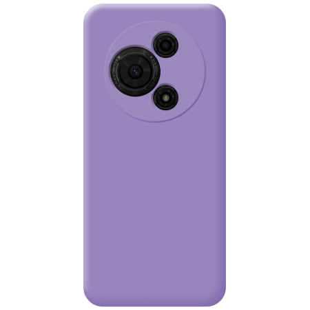 Funda Silicona Líquida Ultra Suave para TCL 60 SE color Morada