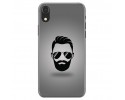 Funda Gel Tpu para Iphone XR Diseño Barba Dibujos