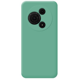 Funda Silicona Líquida Ultra Suave para TCL 60 SE color Verde 2