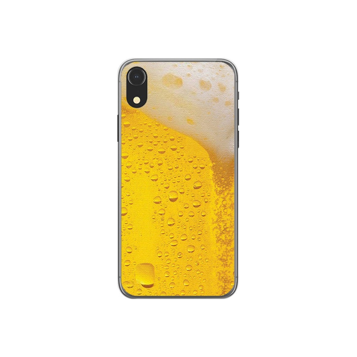 Funda Gel Tpu para Iphone XR Diseño Cerveza Dibujos