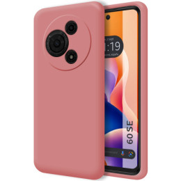 Funda Silicona Líquida Ultra Suave para TCL 60 SE color Rosa